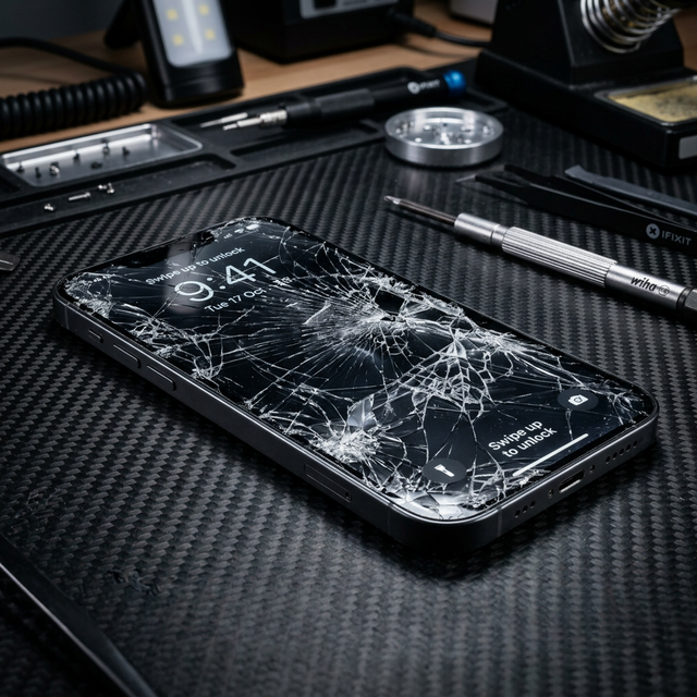 Shattered Phone Screen